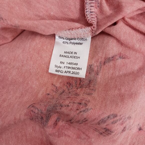 Free Planet Men's M T Shirt Organic Cotton Blend Tropical Print - Picture 5 of 7